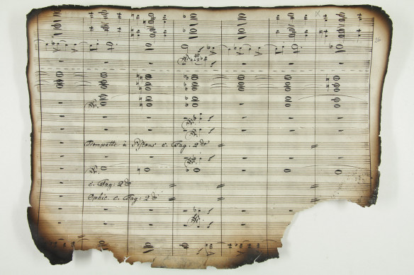 Fragment aus der Ouvertüre zur Oper »Les Francs-Juges« von Hector Berlioz – Uraufführung: Paris 1828 (Kopie, kein Autograph) 