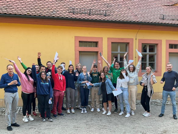 Junge Europäische Sommerschule 2022 - Ankunft im Wielandgut Oßmannstedt