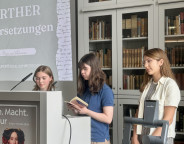 JES 2024 - Abschlusspräsentation: Maja (Deutschland), Johanna (Spanien), Maria (Rumänien) zum Thema Werther Übersetzungen